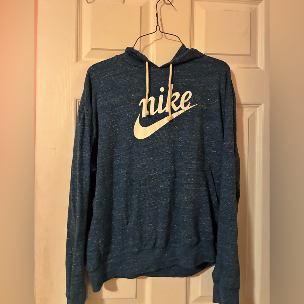 Nike Heathered Blue Hoodie for Women